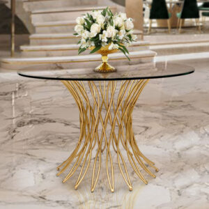 Valerie Runder Eingangstisch – Eleganter Designer-Tisch